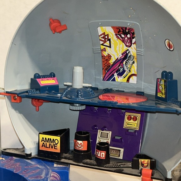 1990 Technodrome Mostly Complete Vtg TMNT Teenage Mutant Ninja Turtles Playset - Picture 7 of 13